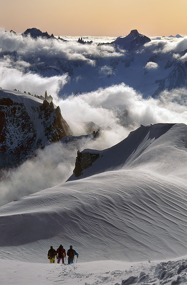 Down from Aiguille du Midi