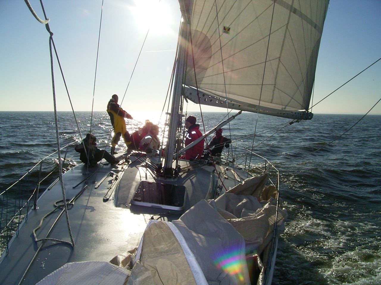 een dagje zeilen met Gunnarsailing, Enkhuizen, januari 2006